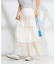インド コットンクレープレイヤードスカート