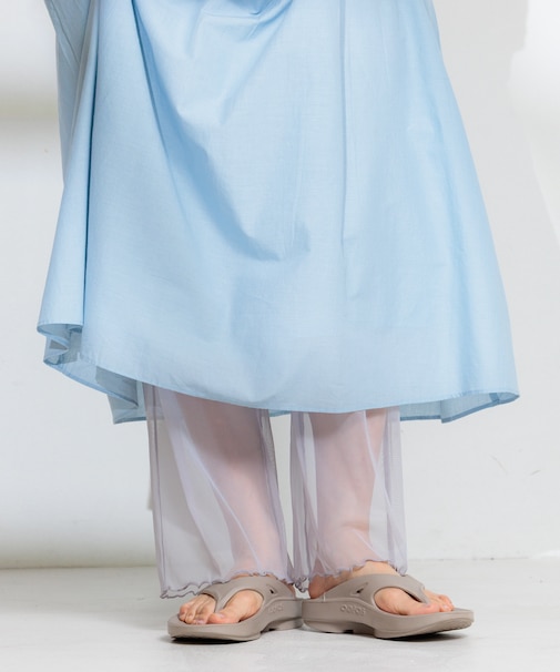 <虫よけ効果>蚊帳 シアーレギンス