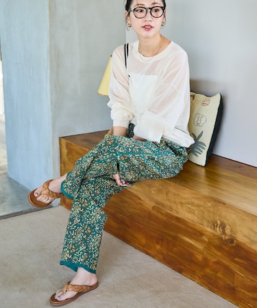 インド ペイズリー イージーパンツ【限定展開】