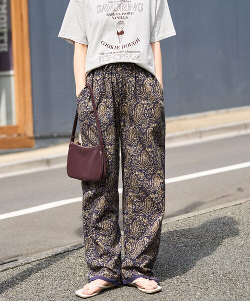 WAX \"Paisley pants\" イージーパンツ buddyjokes,バディージョークス