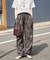 インド ペイズリー イージーパンツ【限定展開】
