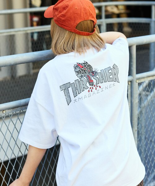 THRASHER×FREAK'S STORE 別注 ビッグシルエット バックプリント