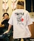 牛カツ京都勝牛×FREAK'S STORE 別注 ビッグシルエット バックプリント Tシャツ / JAPAN ART 【限定展開】
