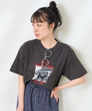 箔フォト BUS Tシャツ