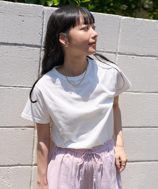 <UVカット/接触冷感>COOLPASS コンパクトベーシックTシャツ