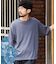 SUPER ICE クルーネック ニットTシャツ 【接触冷感】