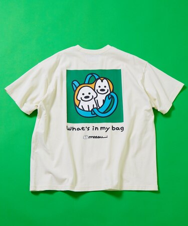 別注「つれてって/Take me」 バックプリント クルーネック半袖Tシャツ