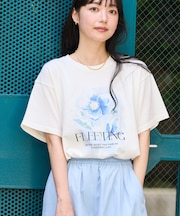flower painting Tシャツ