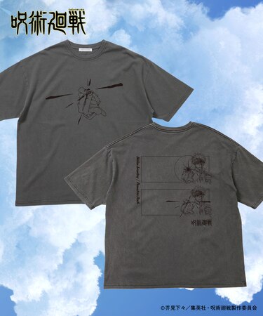 『劇場版総集編 呪術廻戦 懐玉・玉折』 ピグメント クルーネックプリントTシャツ/懐玉 五条悟 虚式 【限定展開】