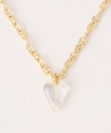 ネコメ チェーン ハートネックレス