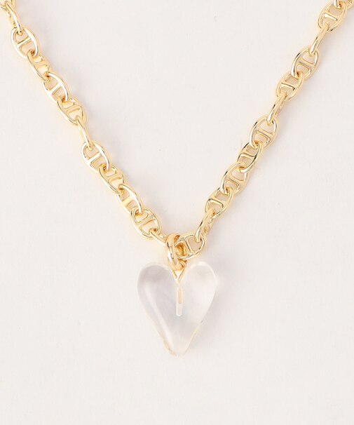 ネコメ チェーン ハートネックレス