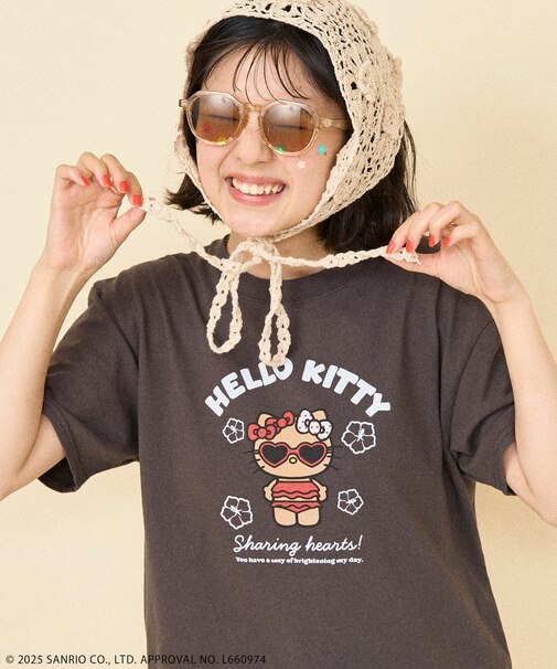 SANRIO 'HELLO KITTY' SUMMER ビーチTシャツ