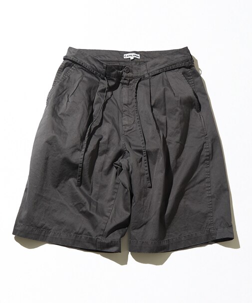Extra Long Staple Organic Cotton 2 Tuck Chino Shorts