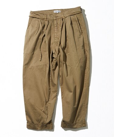 Extra Long Staple Organic Cotton 2 Tuck Chino Pant