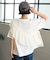 アシンメトリー フリルドッキングTシャツ