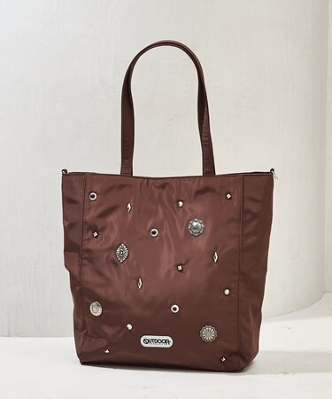 別注 2WAY コンチョトートバッグ/A4サイズトートバッグ/ノートPC収納可能