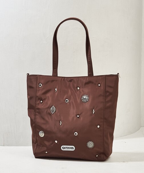 別注 2WAY コンチョトートバッグ/A4サイズトートバッグ/ノートPC収納可能