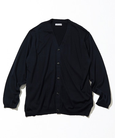 Silk Cotton Long Sleeve Cardigan