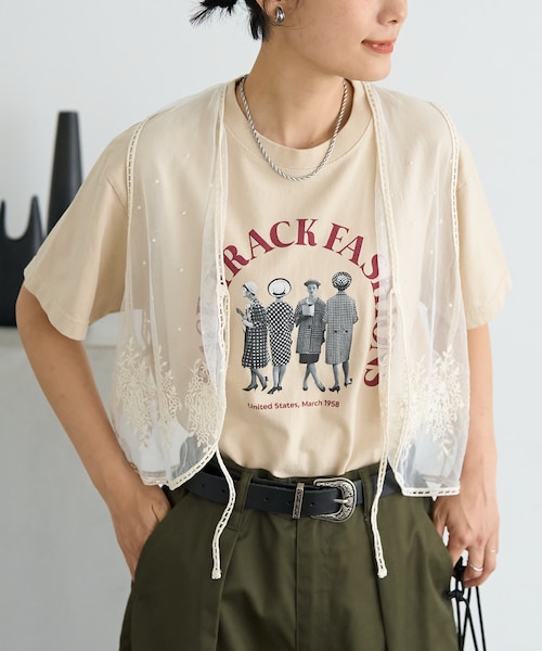 ナイロン レースベスト｜フリークスストアの通販｜&mall（アンド