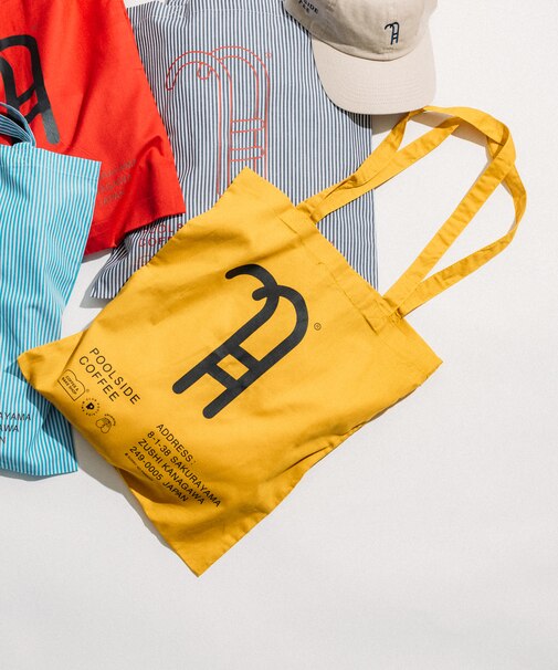 別注 POOLSIDE COFFEE TOTE BAG