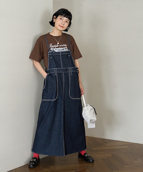 バックオープン チェック アシメ ティアード ワンピース｜フリークス