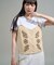 透かし編み ビーズ刺繍キャミソール ビスチェ