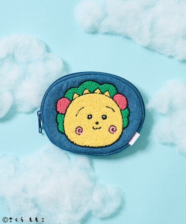 COJI-COJI 刺繍デニムポーチ