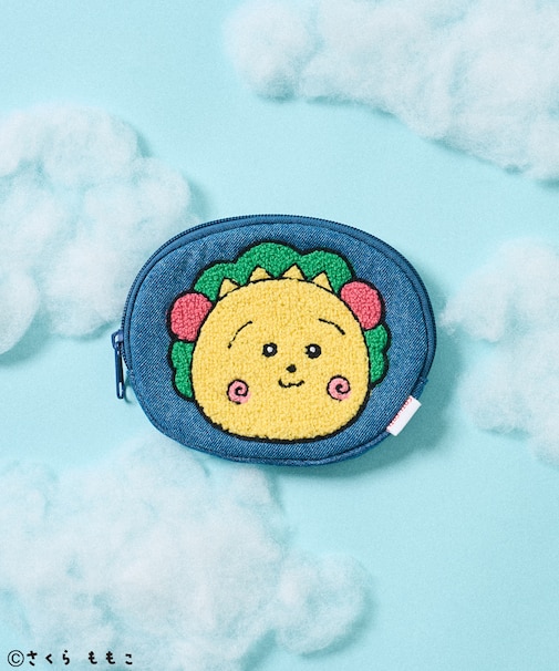 COJI-COJI 刺繍デニムポーチ