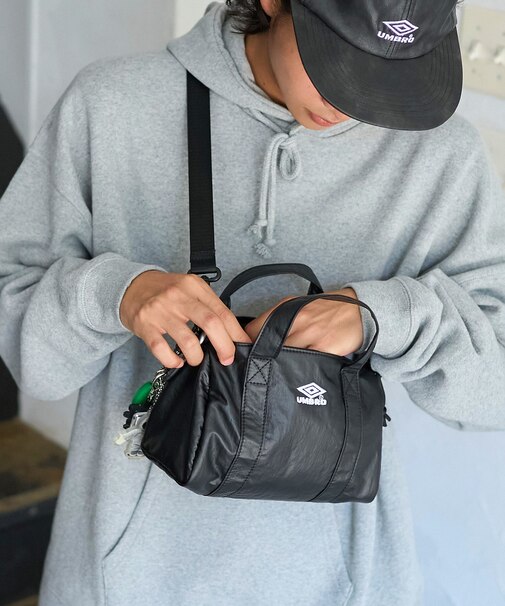 別注 Coating Nylon Mini Boston Bag