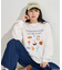 miffy フードプリント ロンT