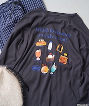 miffy フードプリント ロンT