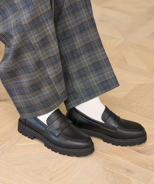 晴雨兼用 チャンキーローファー/厚底ローファー