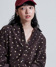 カントリーフラワー コーデュロイシャツ<セットアップ対応>