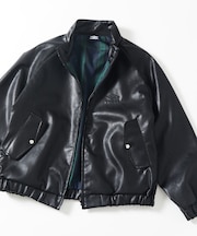 別注 LEATHERETTE Stand Collar Blouson