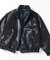 別注 LEATHERETTE Stand Collar Blouson