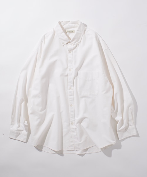 ビッグシルエット オックスフォード ボタンダウンシャツ 【限定