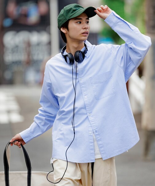 ビッグシルエット オックスフォード ボタンダウンシャツ 【限定展開】