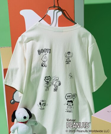 PEANUTS ヴィンテージ アート プリントTシャツ