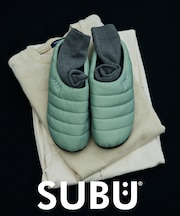 SUBU Permanent Collection 2025 ORIGINALS F-LINE パーマネント ウィンター サンダル モックシューズ