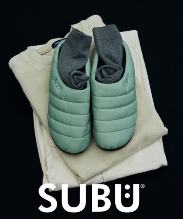 SUBU Permanent Collection 2025 ORIGINALS F-LINE パーマネント ウィンター サンダル モックシューズ