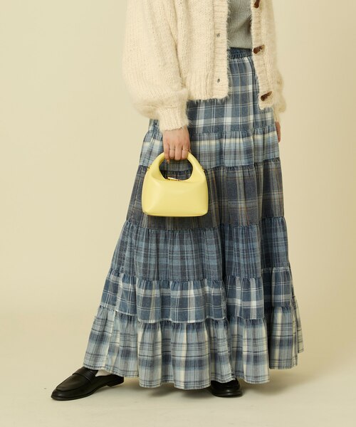 ★ FREAK'S STORE フェード パッチワーク チェックスカート フェード パッチワーク チェックスカート｜フリークスストアの通販