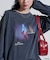 【DISNEY FANTASIA】 ボックスカラーフロントプリント長袖Tシャツ