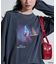 【DISNEY FANTASIA】 ボックスカラーフロントプリント長袖Tシャツ