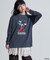 【DISNEY FANTASIA】 ビッグ フロント プリント長袖Tシャツ