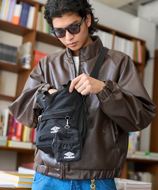 別注 ポーチ付き 巾着バッグ