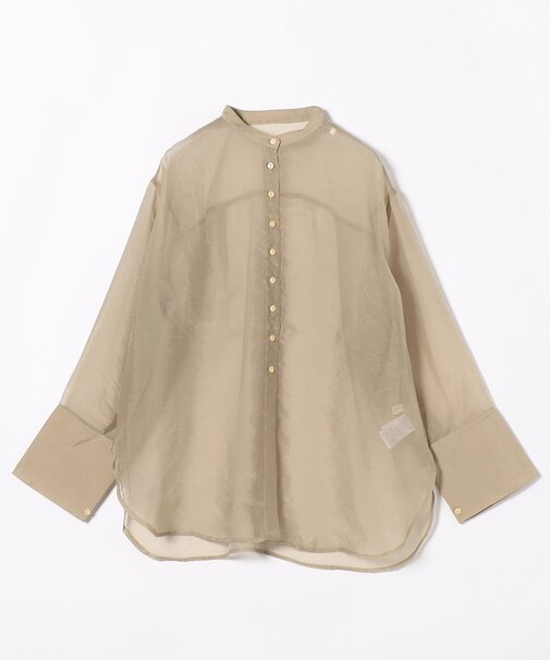 シャイニー シアーワッシャーシャツ
