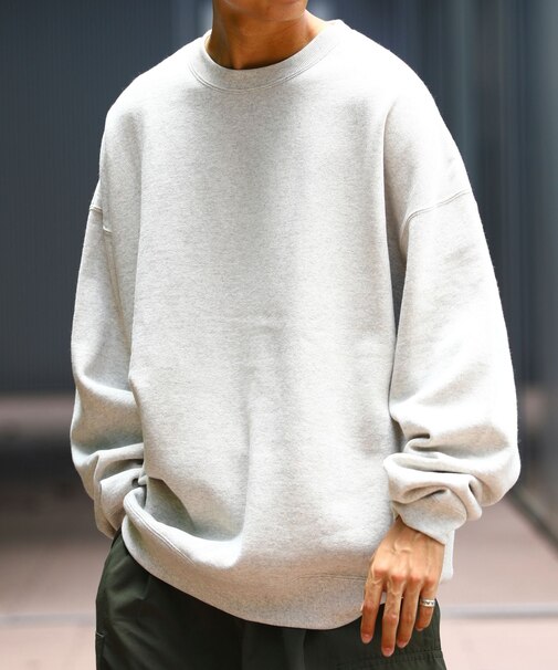12oz ヘビーウェイト ビッグシルエット クルーネックスウェット 【限定展開】