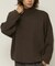 Relax Fit リラックスフィット スウェットライク タートルネックニット 【限定展開】
