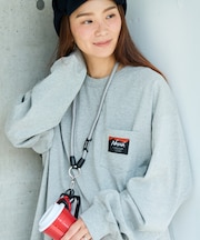 別注 ECO HYBRID LOGO LS TEE 別注エコハイブリッド ルーズフィット ポケットロングスリーブTシャツ