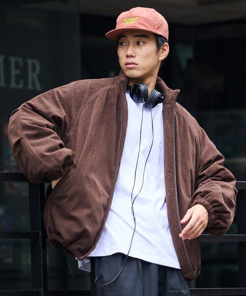 リラックスフィット コーデュロイ 中綿スタンドブルゾン リラックスフィット コーデュロイ 中綿スタンドブルゾン 【限定展開